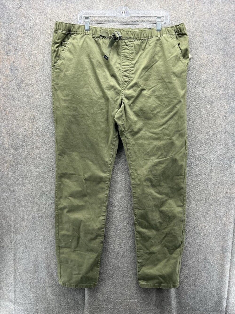 PrAna Pants Men XXL Green High Rock Pant Chino Slim Tapered Stretch Travel